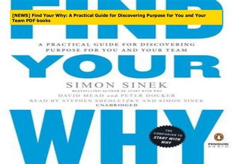  Find Your Why: A Practical Guide for Discovering Purpose in Your Life - 삶의 의미를 찾는 예술적 여정!